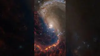 NGC 4535: A Densely Populated Face-On Barred Spiral Galaxy #shorts