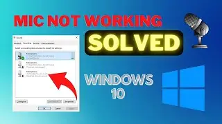 Solved problem microphone Not working | windows 7/8/10
