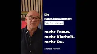 Dein Focus öffnet neue Perspektiven.
