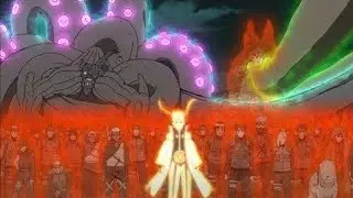 Naruto Cubre La Alianza Shinobi Kurama Chakra / La Muerte De Neji (Sub Español)