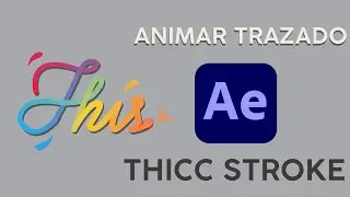 Animando Trazado en After Effects Plugin Thicc Stroke