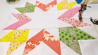 Como fazer este bloco de Patchwork passo a passo |Patchwork block | Patchwork com retalhos de tecido