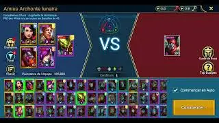 Raid  Shadow Legends ma team pour battre ANIUS en mode normal et en auto #raid #raidshadowlegends