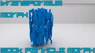 Blender 'Transformium' - 600K Keyed Particles