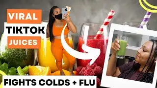 ❗ Viral Tiktok Juice  to Fight COLDS & FLUS Beginners + How To CLEAN the HUROM JUICER 2023