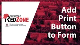 REDZone - Add Print Button to Form