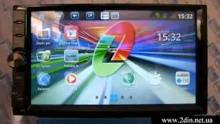 Универсальная 2 DIN магнитола Gazer CM272 110 - GPS/USB/DVD/Android