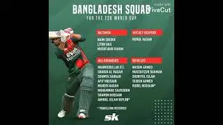 Bangladesh t20 world cup 2021 squad | t20 world cup 2021
