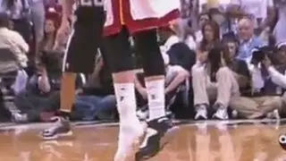 Miller shot without of shoes on game 6