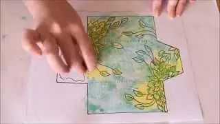 Watch me Color-a Leafy Printable Envelope Great for Seed Sharing