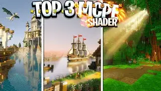 Top 3 Render Dragon Shaders For MCPE! - Minecraft Bedrock Edition 2023