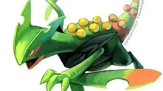 Mega Sceptile speedpaint [GIMP]