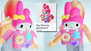 GET THIS FREE SANRIO MY MELODY BACKPACK NOW 🥰 Hello Kitty Cafe EVENT