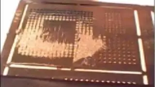Reballing BGA microchip