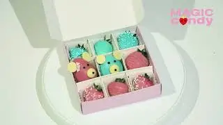 Набор из 9 клубник в шоколаде 