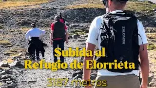 Subida al Refugio de Elorrieta (3.187 metros).
