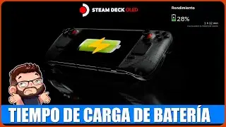 ¿Cuánto tarda la Steam Deck OLED en cargarse?