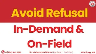 Avoid Refusal | In-Demand & On-Field