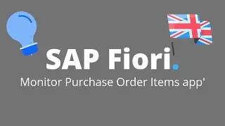 SAP Fiori : Monitor Purchase Order Items (Analytical app')