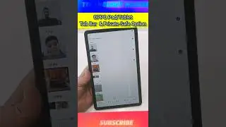 Oppo Pad Hidden Tab Baar Option | Private Safe Feature | Oppo Tablet Hidden Option & Feature