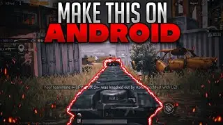 How to Make Pubg Thumbnail on Android with Glass Effect⚡ Vansh XD