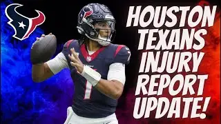 Houston Texans Injury Report Update! Will Anderson JR Expected To Play!