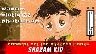 Tutorial- how to do Concept art characters for kid books