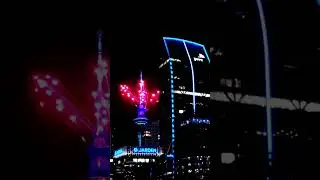 Fireworks New Zealand, Auckland. Happy New Year 2023