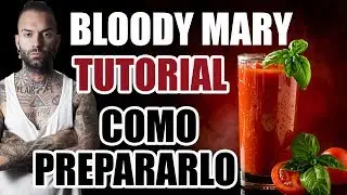 BLOODY MARY COCKTAIL / TUTORIAL COMO PREPARARLO #tutorial #cocktail #español 🍸💓