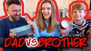 DAD VS BROTHER GUESSES THE PRICE OF GIRLY THINGS! | BeautySpectrum
