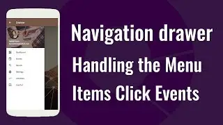 Using Fragments with Navigation Drawer Part2
