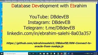 Connecting to Oracle Database in NodeJs with 
