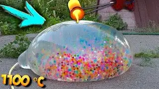 ¡NUEVA OBSIDIANA con LAVA y GLOBO de AGUA GIGANTE + NITROGENO LIQUIDO!