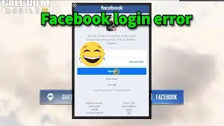 Facebook login Error