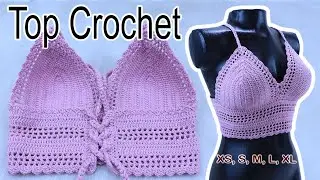 Top básico crochet muy fácil ¡TE ENCANTARÁ!