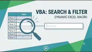Excel VBA Tutorial: Filtering Results Based on Search Text in a Textbox