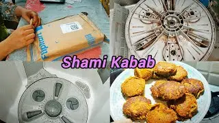 Aaj Puri Washing Machine Saaf Kardi | Flipkart Se Ye Order Aaj Aa Hi Gaya | Shami Kabab | Vlog #11 |