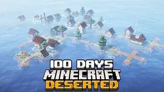 I Survived 100 Days in a DESERTED CIVILIZATION in Minecraft