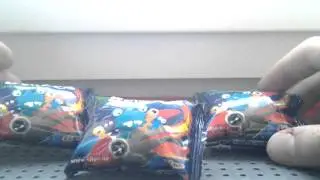 Неожиданая распаковка Stikeez от Сильпо