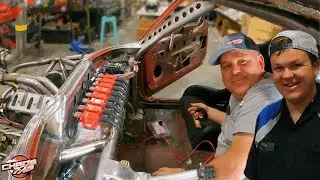 @RobbyLayton Needs Help With Some Last Minute Wiring On The Boss's Burnout Pacer!