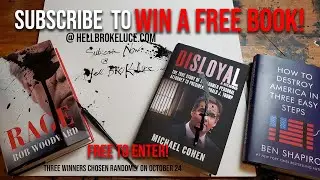 SUBSCRIBE FOR A CHANCE TO WIN A BOOK---www.hellbrokeluce.com