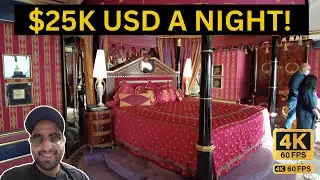 World's Most Expensive Hotel Room Dubai FULL TOUR 4K Burj Al Arab!
