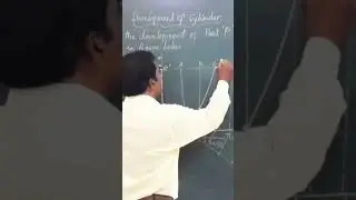 Development of Cylinder/ Engineering Drawing