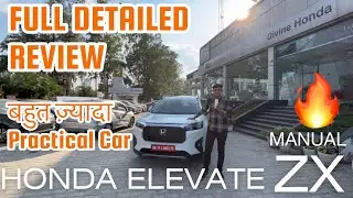 HONDA ELEVATE ZX MANUAL |TOP MODEL🔥| FULL DETAILED REVIEW #honda #hondaelevate
