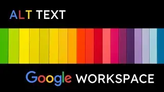Add ALT Text to Google Docs, Slides, and Drawings