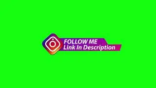 Instagram Title Animation Green Screen | Copyright Free I ELEMENTIST