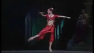 Darcey Bussell. Temple Destruction Scene, La Bayadere, Gamzatti's Act III Variation