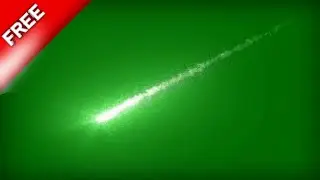 shooting star green screen video | meteor green screen 4k | meteor green screen video