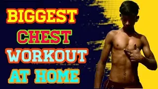 Bigger Chest workout at home #fitness #workout #viral video
