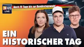 CDU, AfD und FDP gemeinsam – Wählt der Bundestag die Brandmauer ab? | NIUS Live am 29. Januar 2025